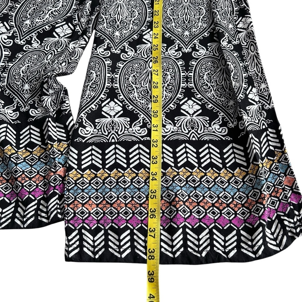 Angie Womens Sleeveless Jumpsuit Black Geometric Print - Picture 13 of 13
